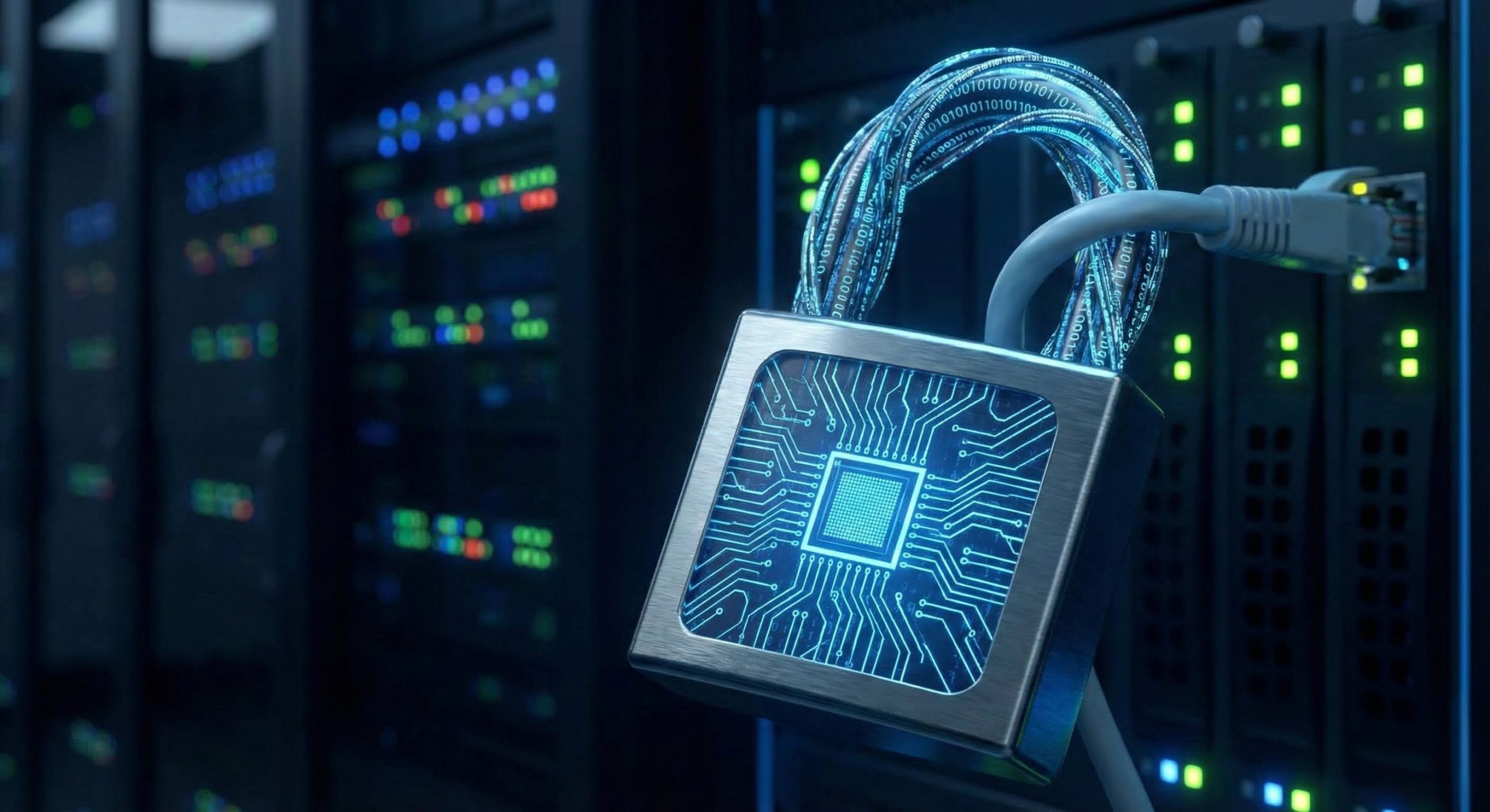 Cadenas numérique symbolisant la sécurité informatique Peter&Tech