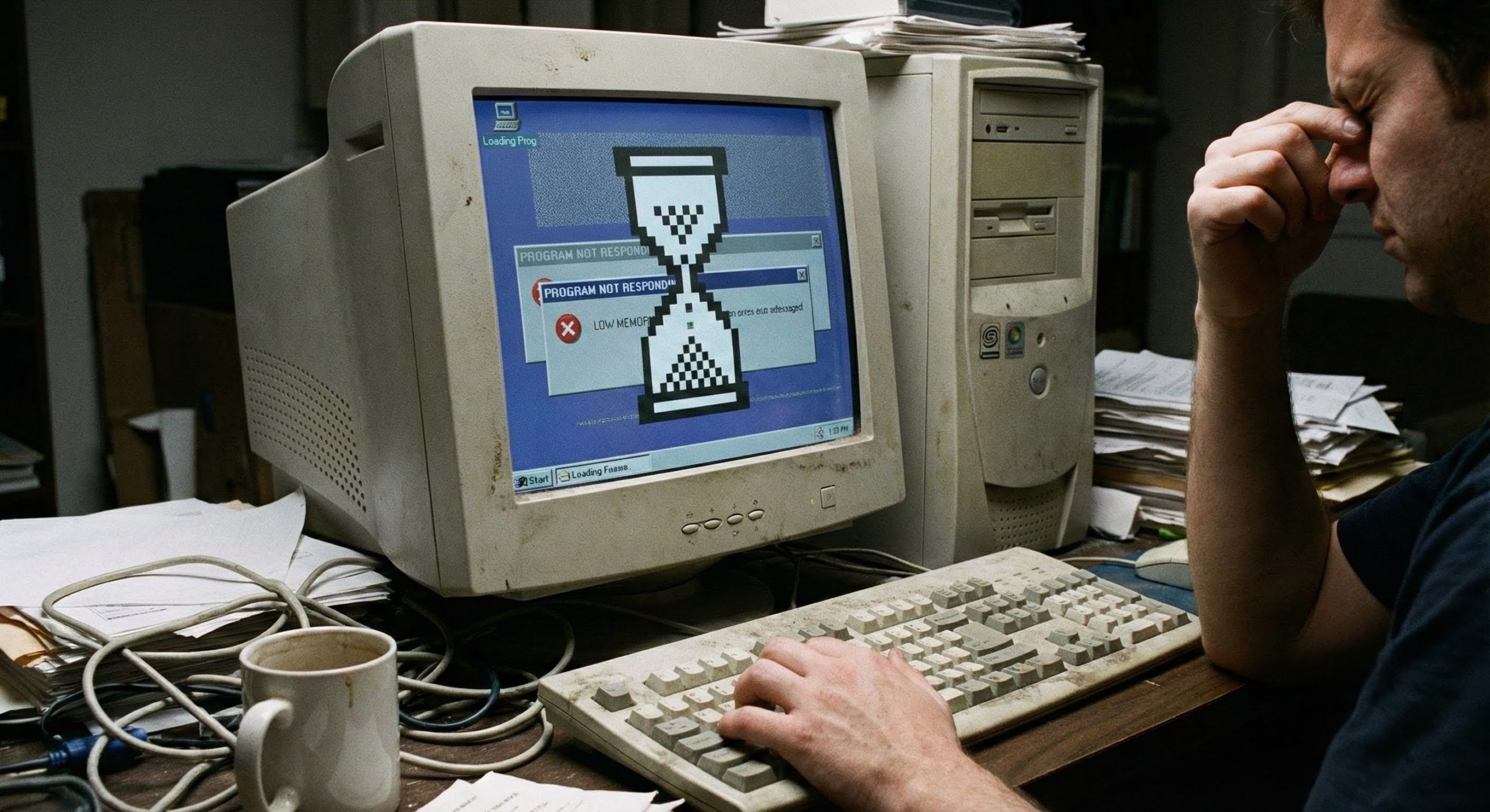 Ordinateur lent qui rame à Montrevault