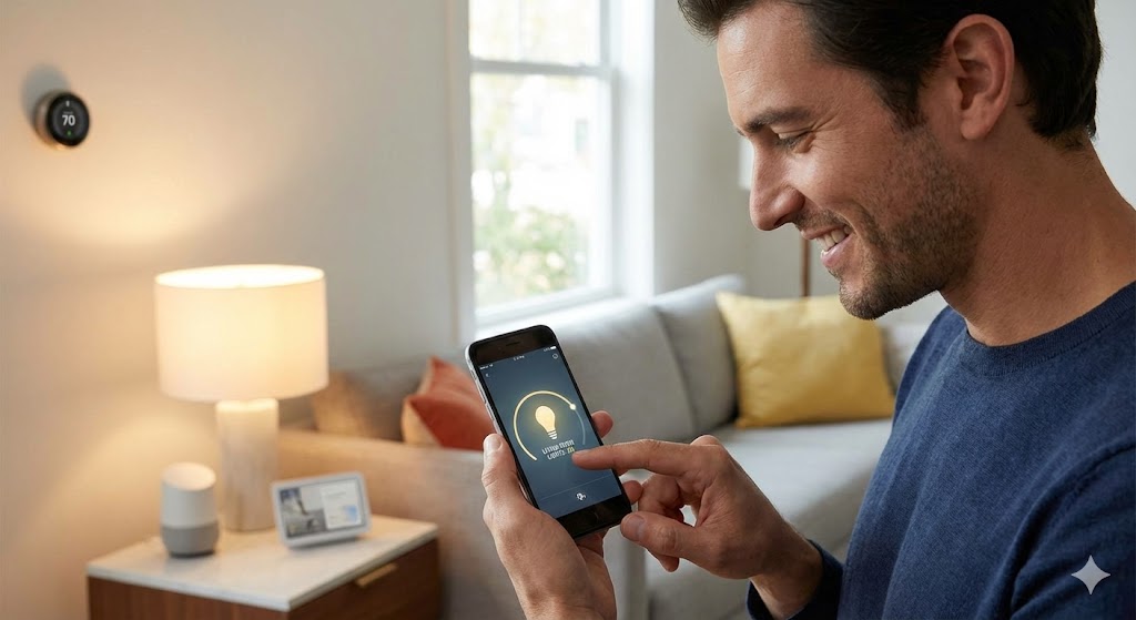 Application domotique sur smartphone